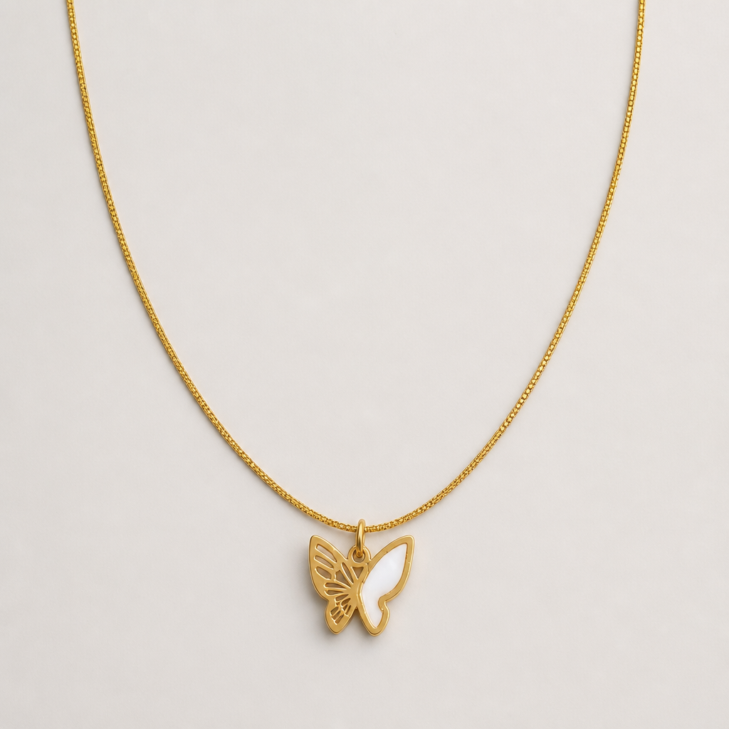 Butterfly Pendant Necklace