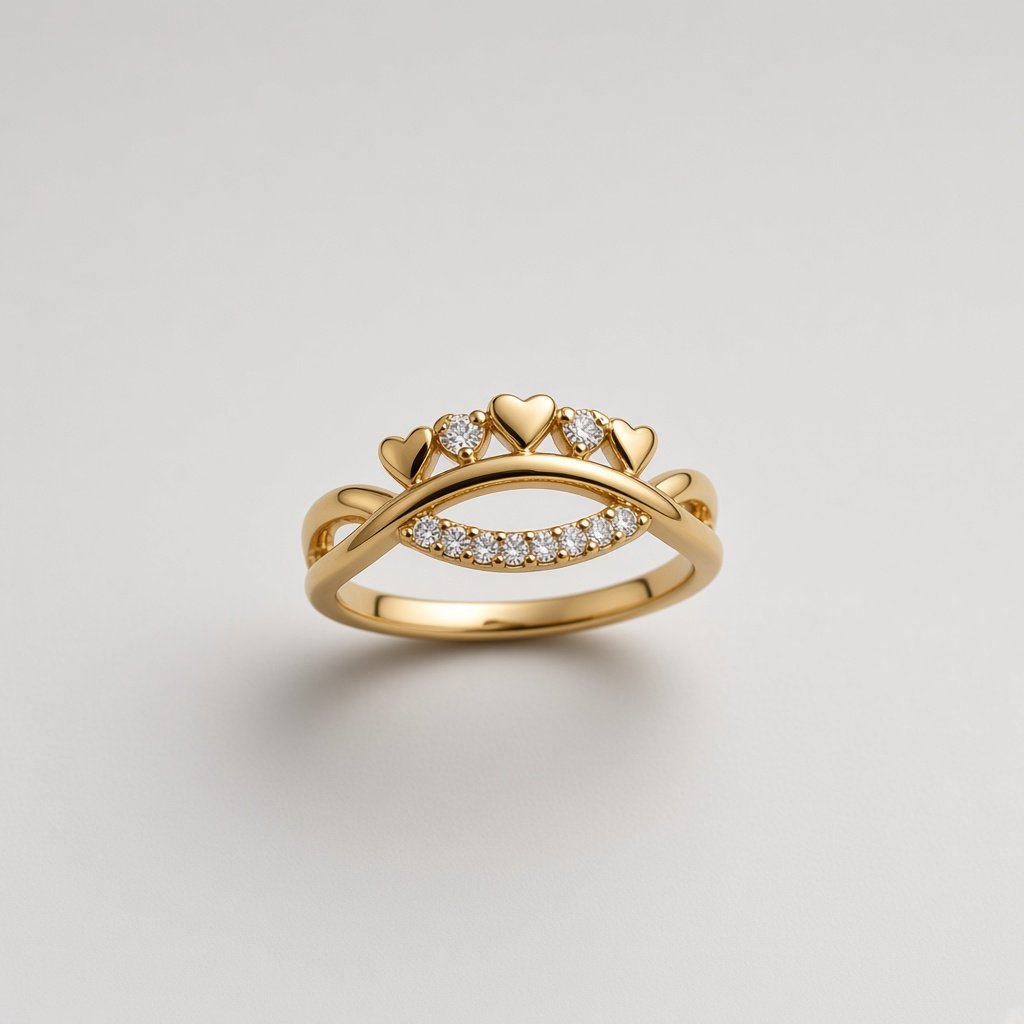Delicate Openwork Gold Ring