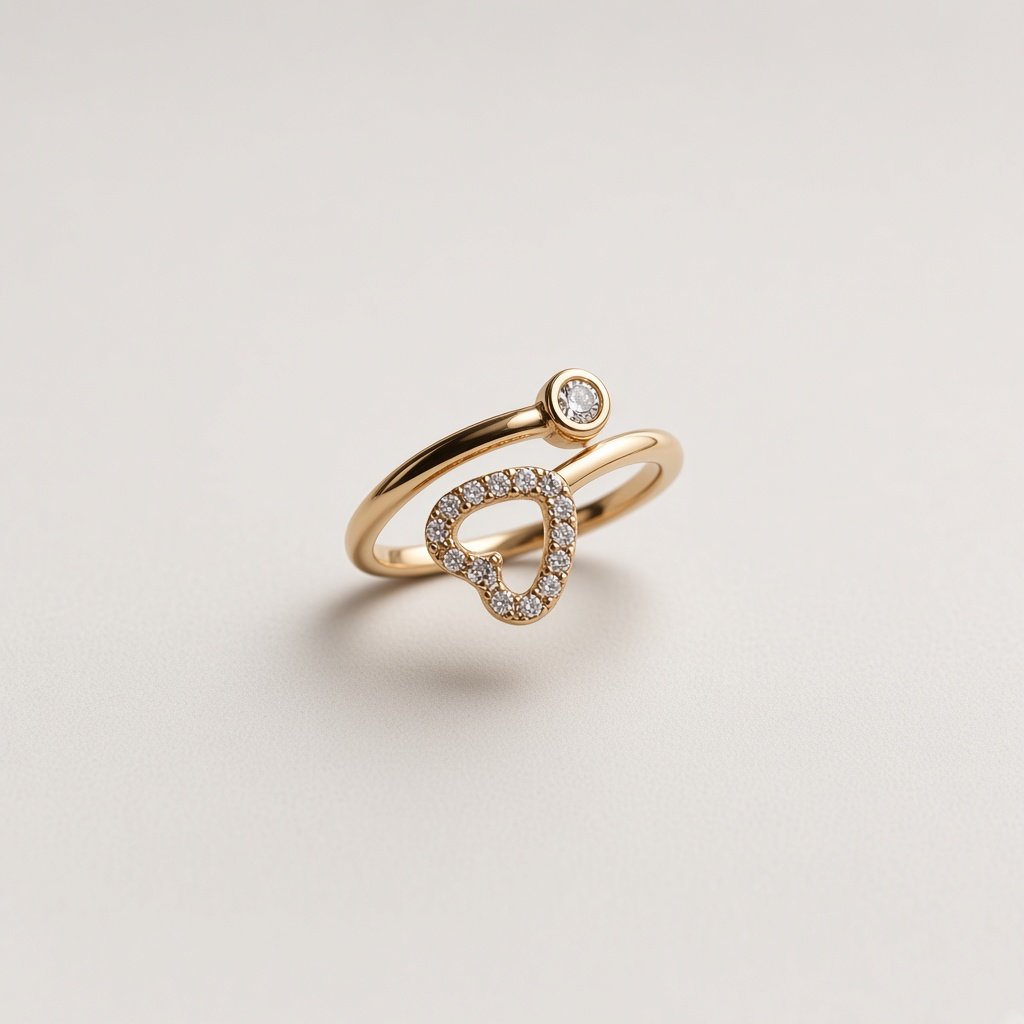 Clover Pavé Ring