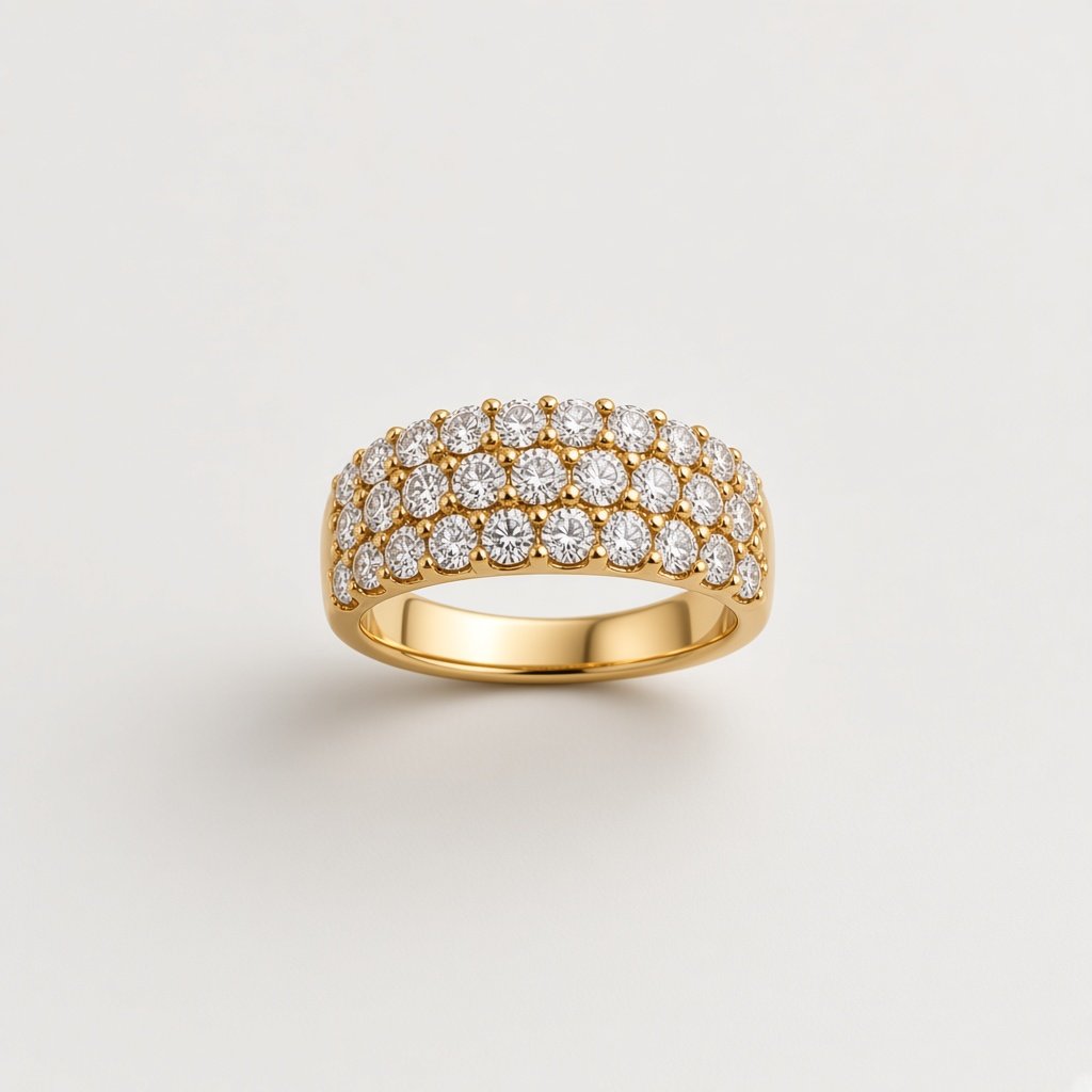 Pavé Dome Band Ring